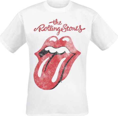 The Rolling Stones Classic Tongue Tričko bílá