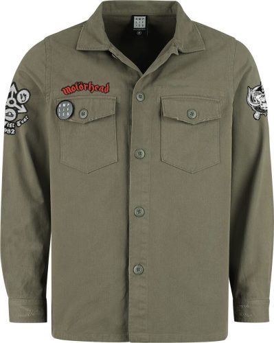 Motörhead Motörhead Military Shirt - Shacket Košile khaki