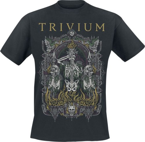 Trivium Skelly Frame Tričko černá