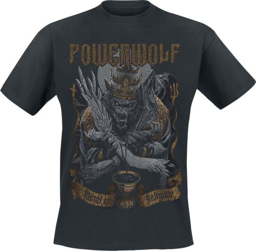 Powerwolf Wolf vs Angel Tričko černá