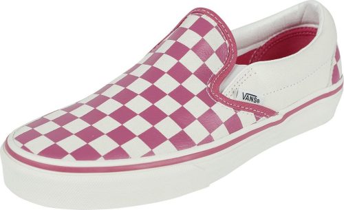 Vans Classic Slip-On Checkerboard tenisky růžová