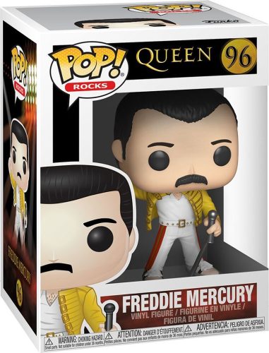 Queen Freddie Mercury (Wembley 1986) Rocks Vinyl Figur 96 Sberatelská postava standard