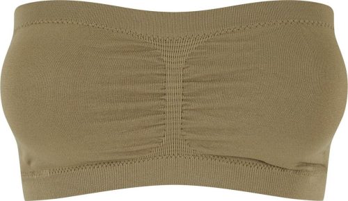 Urban Classics Ladies Pads Bandeau Dámský top khaki