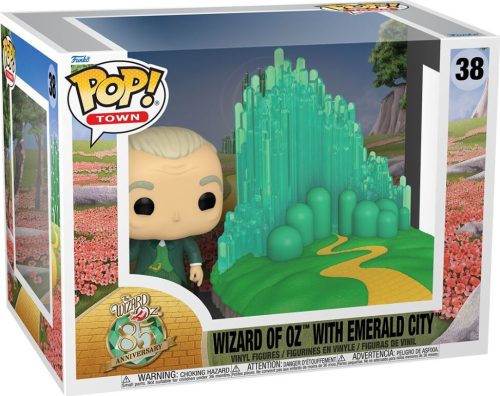 Der Zauberer von Oz Vinylová figurka č.38 Wizard if Oz with Emerald City (Pop! Town) Sberatelská postava vícebarevný