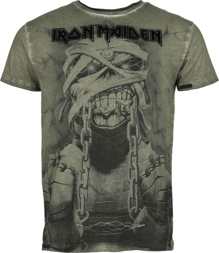 Iron Maiden EMP Signature Collection Tričko olivová