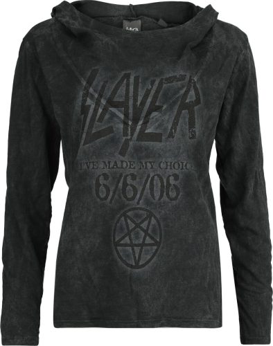 Slayer South Of Heaven Dámské tričko s dlouhými rukávy šedá