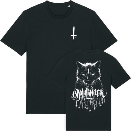 Brutal Knack The Cat From Hell Shirt Tričko černá