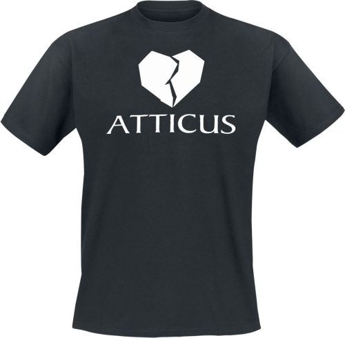 Atticus Broken Heart T-Shirt Tričko černá