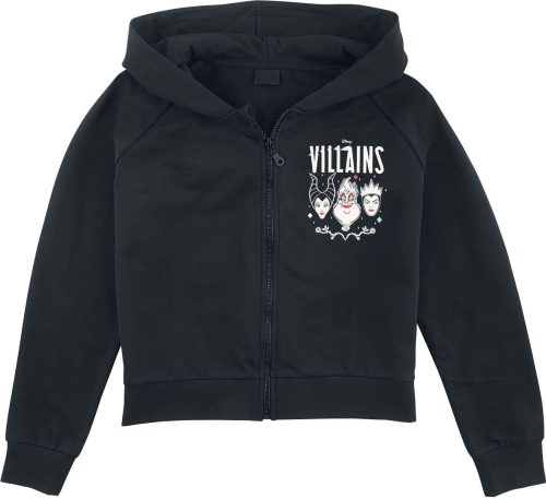 Disney Villains - Kids - Evil Queens detská mikina s kapucí na zip černá
