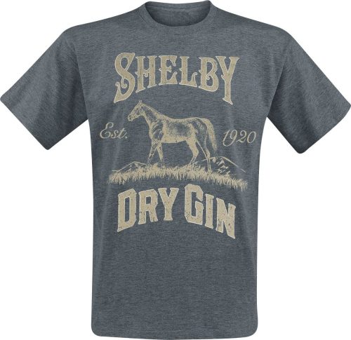 Peaky Blinders Shelby Dry Gin Tričko šedá