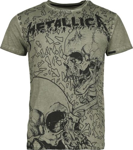 Metallica EMP Signature Collection Tričko olivová