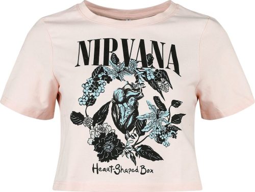 Nirvana Heart Shape Box Dámské tričko světle růžová