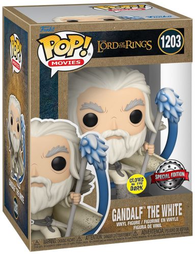 Pán prstenů Vinylová figurka č. 1203 Gandalf the White (GITD) Sberatelská postava standard