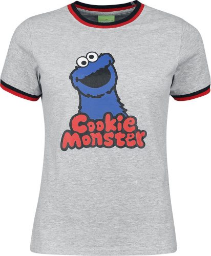 Sesame Street Cookie Monster Dámské tričko vícebarevný