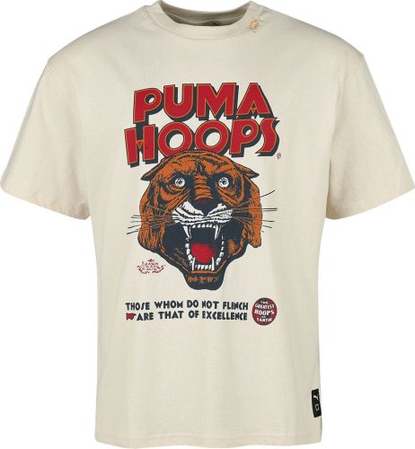 Puma Showtime Tee 1 Tričko šedobílá