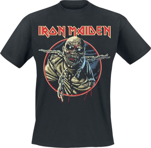 Iron Maiden POM Circle Drip Tričko černá