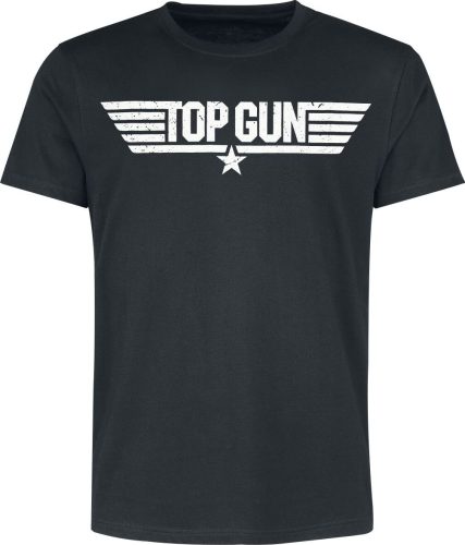 Top Gun Top Gun - Logo Tričko černá