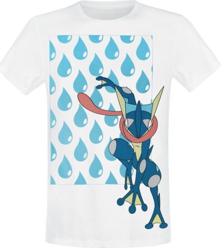 Pokémon Greninja - Water Drop Tričko bílá