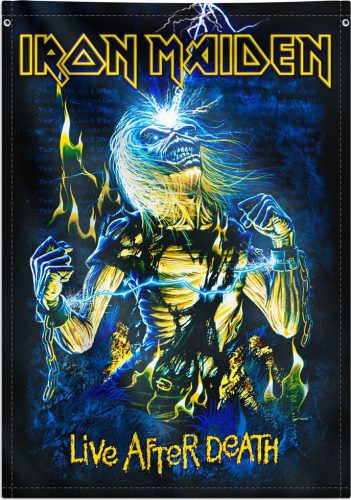 Iron Maiden Live After Death Textilní plakát vícebarevný