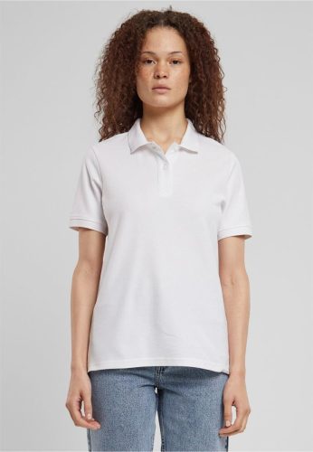 Urban Classics Ladies Polo Shirt Dámské tričko bílá