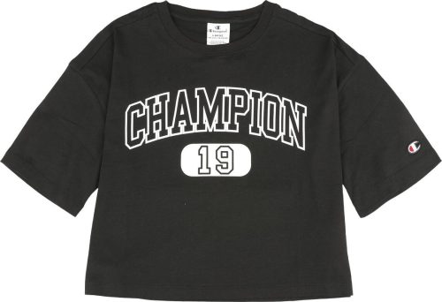 Champion Cropped tričko Legacy detské tricko černá