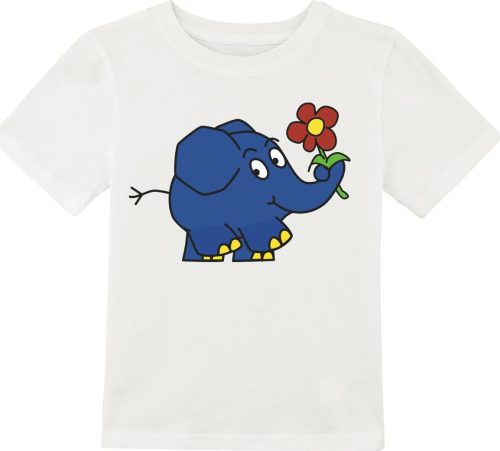 Die Sendung mit der Maus Dětské tričko se slonem a květy detské tricko vícebarevný