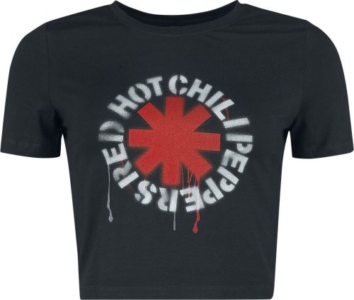 Red Hot Chili Peppers Stencil Asteriks Dámské tričko černá