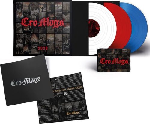 Cro-Mags 2020 3 x 7 inch bílá / červená / modrá