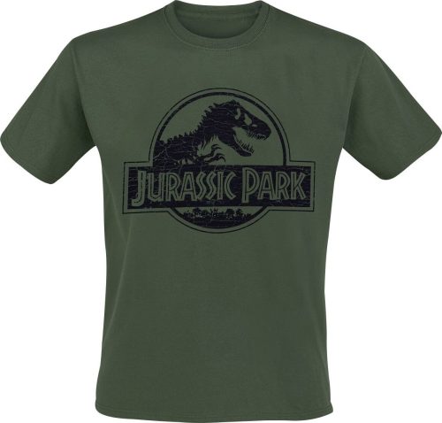 Jurassic Park Logo Tričko zelená