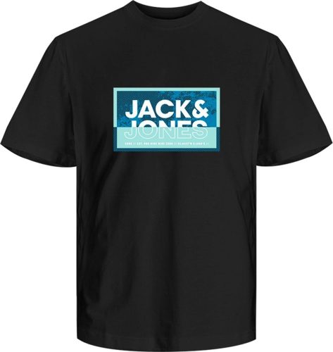 Jack & Jones Junior Tričko Jcologan FST JNR s letným potiskem detské tricko černá