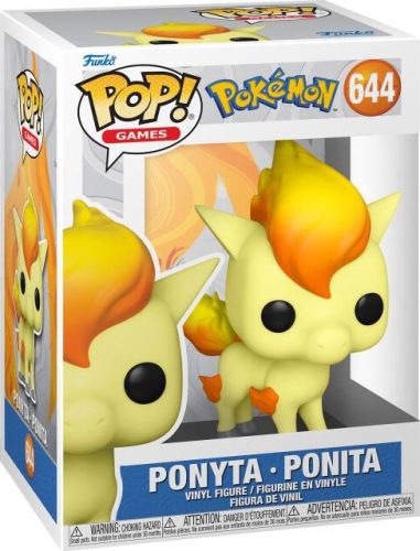 Pokémon Vinylová figurka č.644 Ponyta - Ponita Sberatelská postava vícebarevný