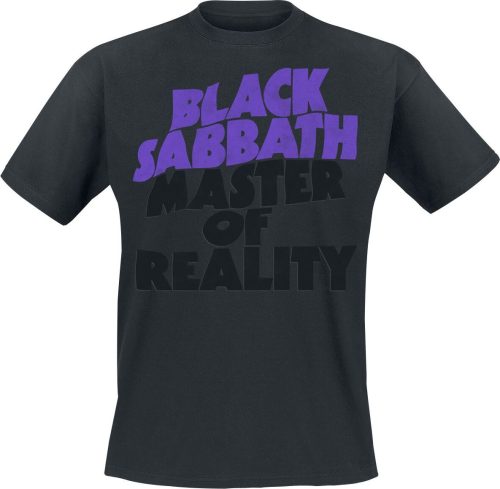 Black Sabbath Master Of Reality Tracklist Tričko černá