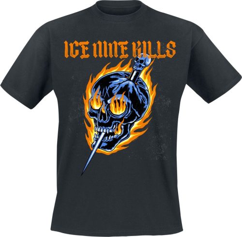 Ice Nine Kills Fire Skull Tričko černá