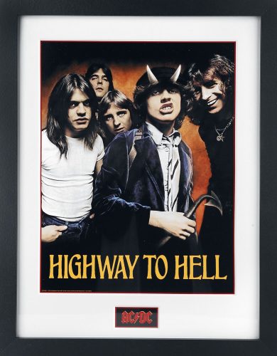 AC/DC Highway To Hell Obraz na zeď vícebarevný