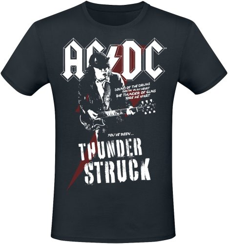 AC/DC Thunderstruck Tričko černá