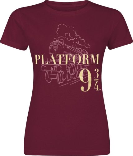 Harry Potter Platform 9 3/4 Dámské tričko červená