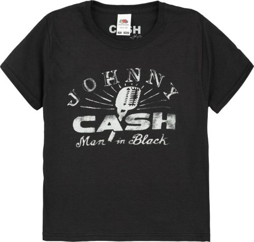 Johnny Cash Kids - Man In Black detské tricko černá