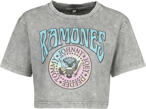 Ramones Coloured Crest Dámské tričko šedá