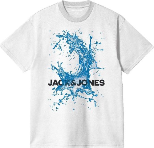 Jack & Jones Junior Tričko Jcosplash Ocean s krátkými rukávy detské tricko bílá