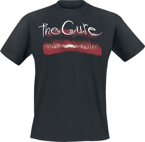 The Cure Lips Tričko černá