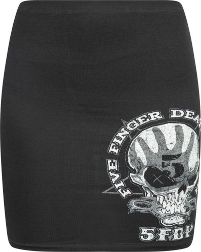 Five Finger Death Punch 1 2 F U Mini sukně černá