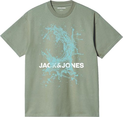 Jack & Jones Junior Tričko Jcosplash Ocean s krátkými rukávy detské tricko zelená