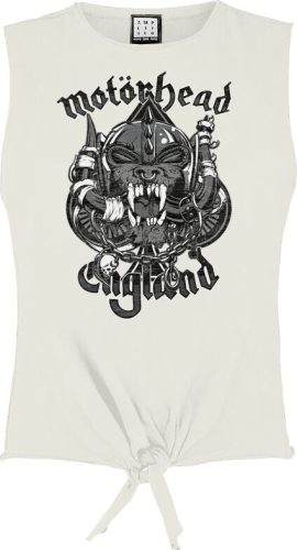 Motörhead Amplified Collection - Snaggeltooth Crest Dámský top bílá