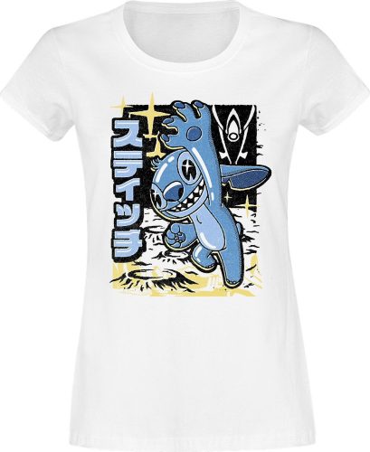 Lilo & Stitch Galactic Grunge Dámské tričko bílá