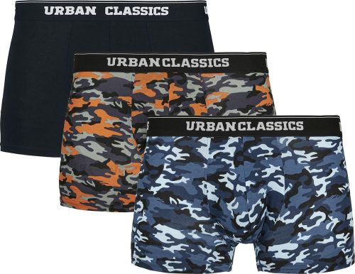 Urban Classics Balení 3 ks boxerek Boxerky černá maskáčová