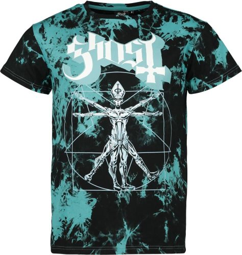 Ghost EMP Signature Collection Tričko cerná/tyrkysová