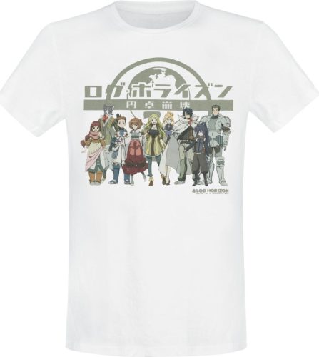 Log Horizon Group Tričko bílá