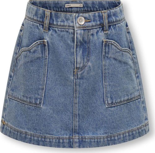 Kids Only Kogmariana Scallop Pocket DNM Skirt Kinder-Rock modrá