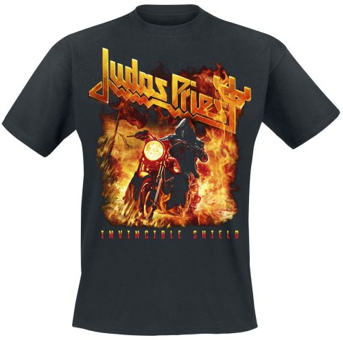 Judas Priest Album Biker Tričko černá