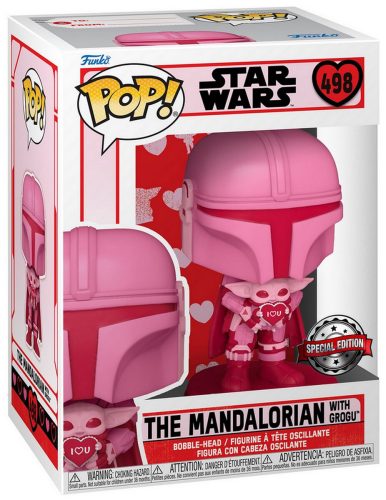 Star Wars Vinylová figurka č.498 The Mandalorian with Grogu Sberatelská postava vícebarevný